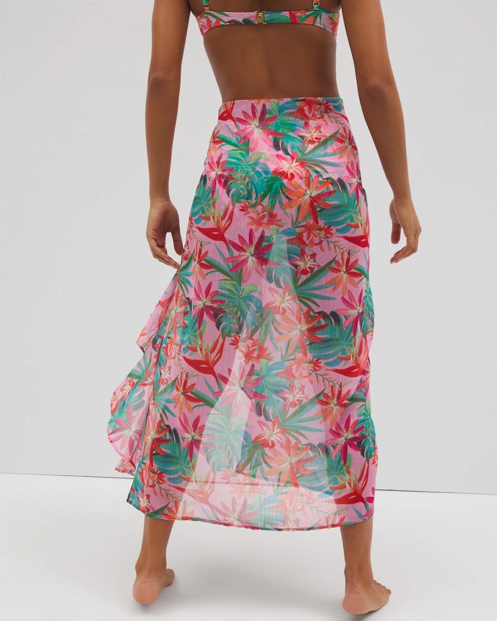 Bleu Rod Beattie Everything Under the Sun Ruffle Pareo