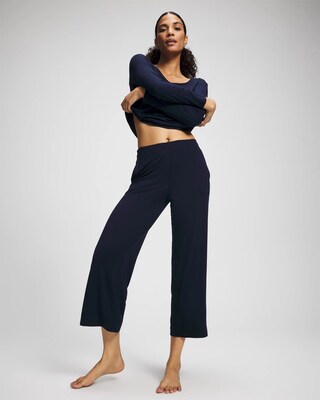 Cropped Pajama Pants