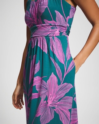 Shirred Bodice Maxi Bra Dress click to view larger image.