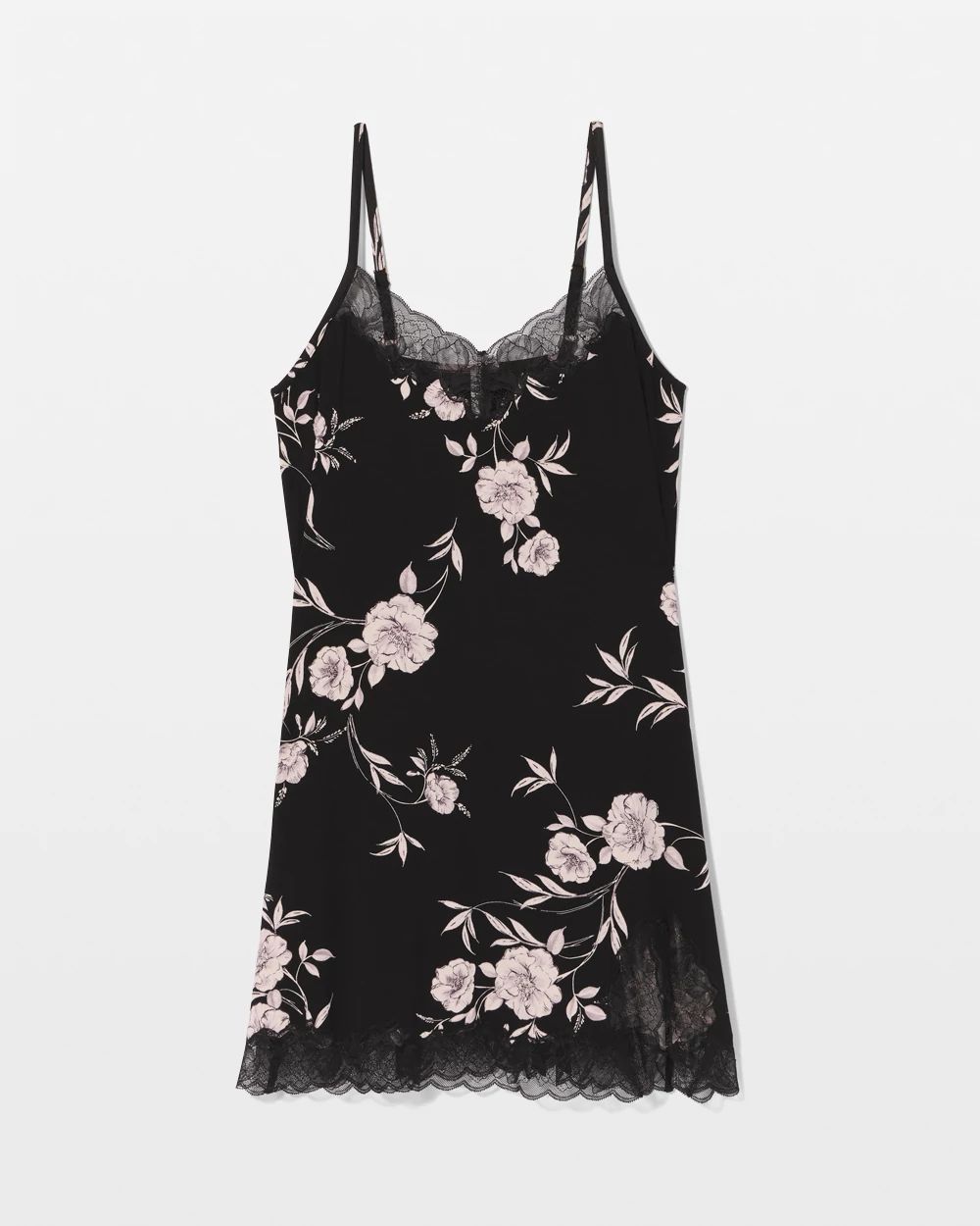Cool Nights Lace-Trim Chemise