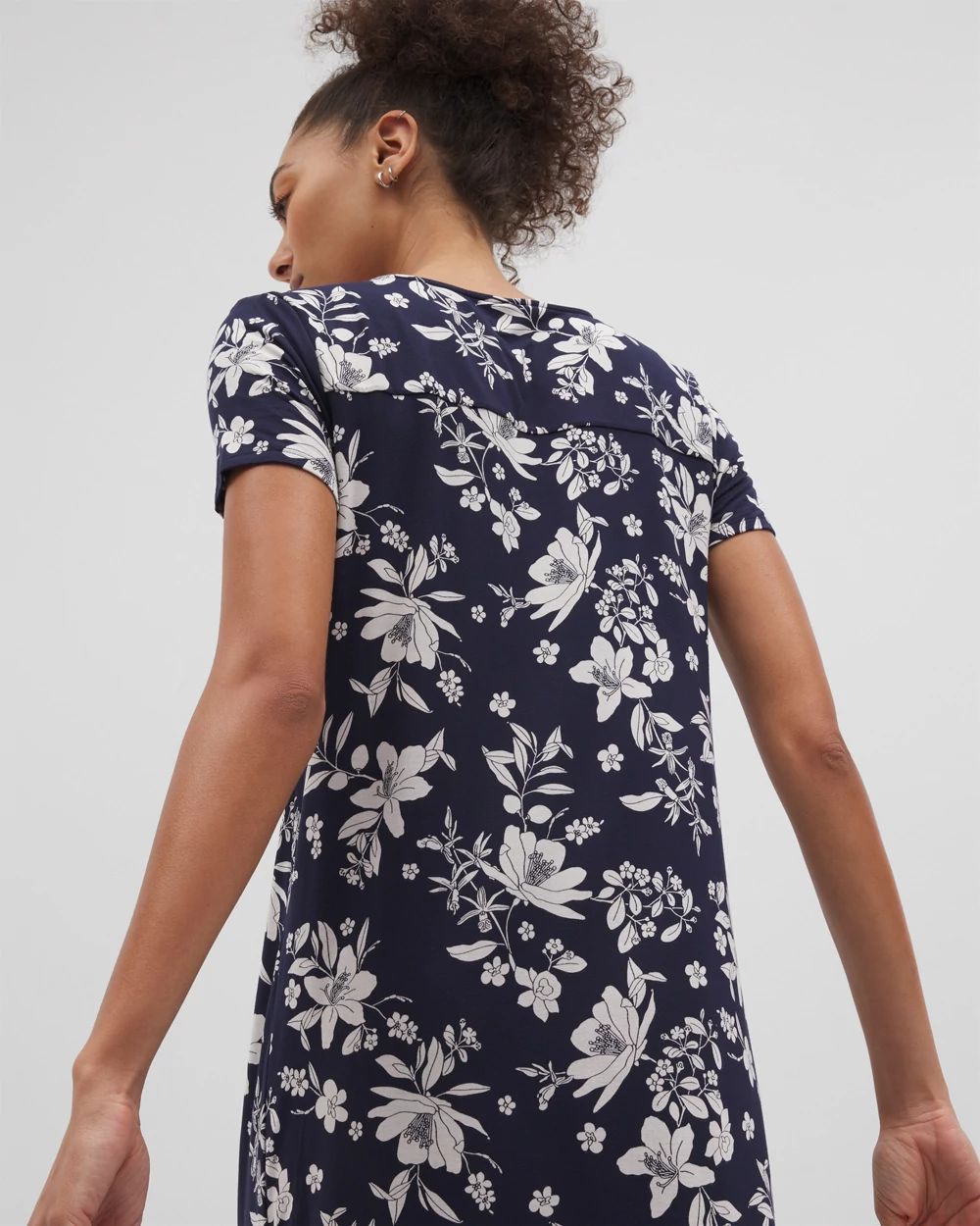 Cool Nights Short Sleeve Long Sleepshirt