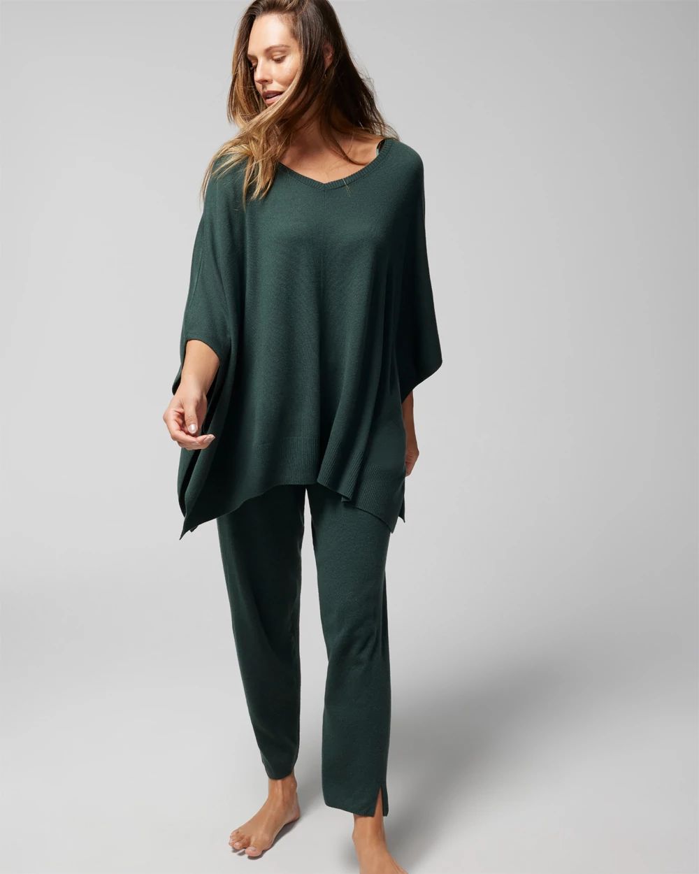 V-Neck Poncho