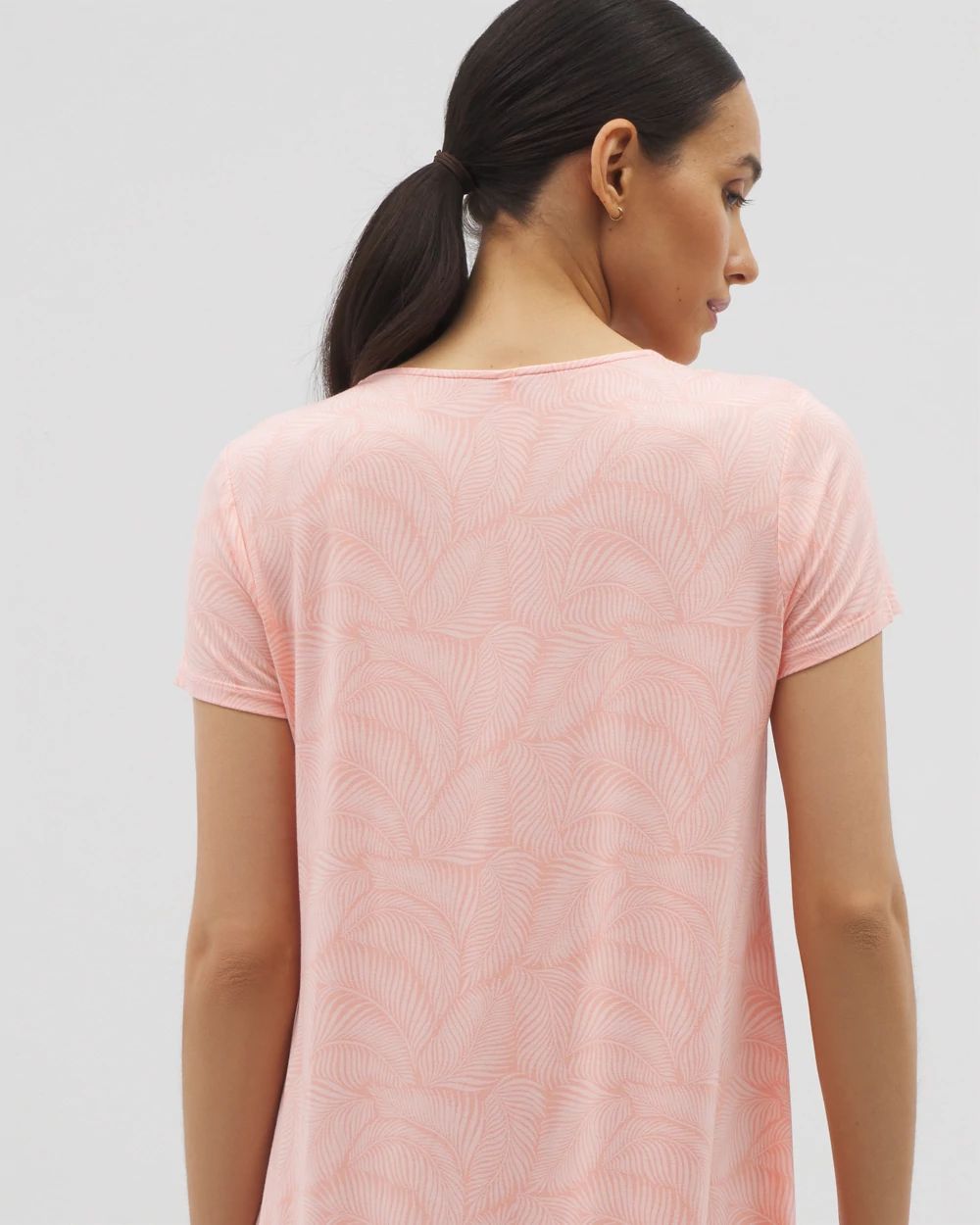Cool Nights Short Sleeve Scoop Neck Sleepshirt