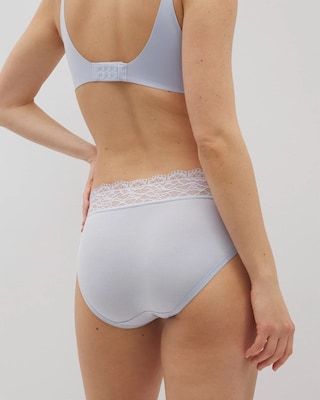 High-Leg Panty with Enchanting Lace click to view larger image.