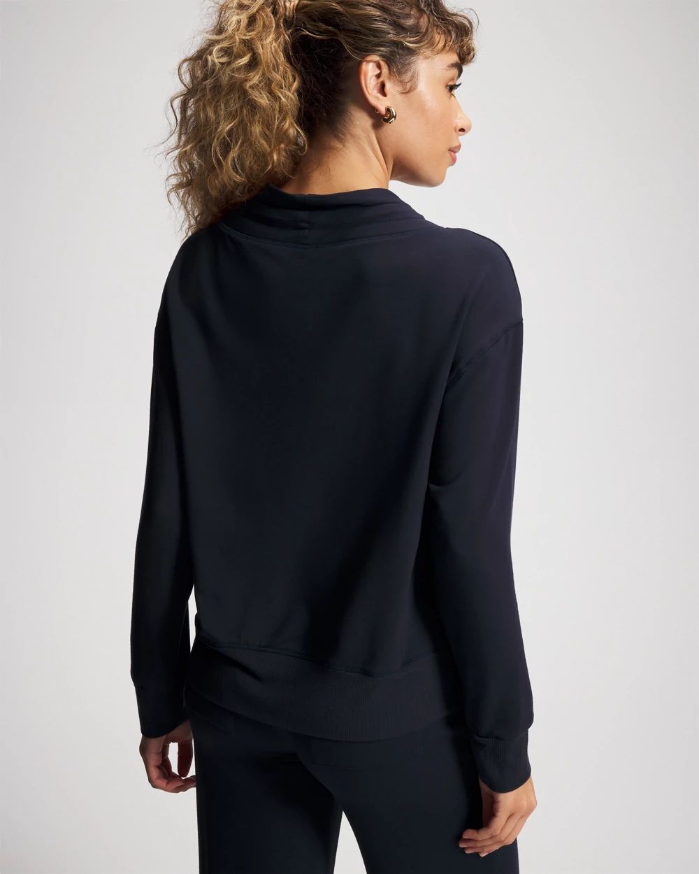 Ultrasoft Fleece Relaxed Funnel Neck Sweatshirt