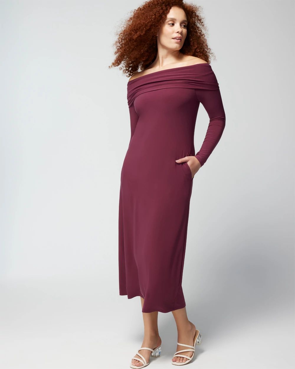 Matte Jersey Midi Bra Dress