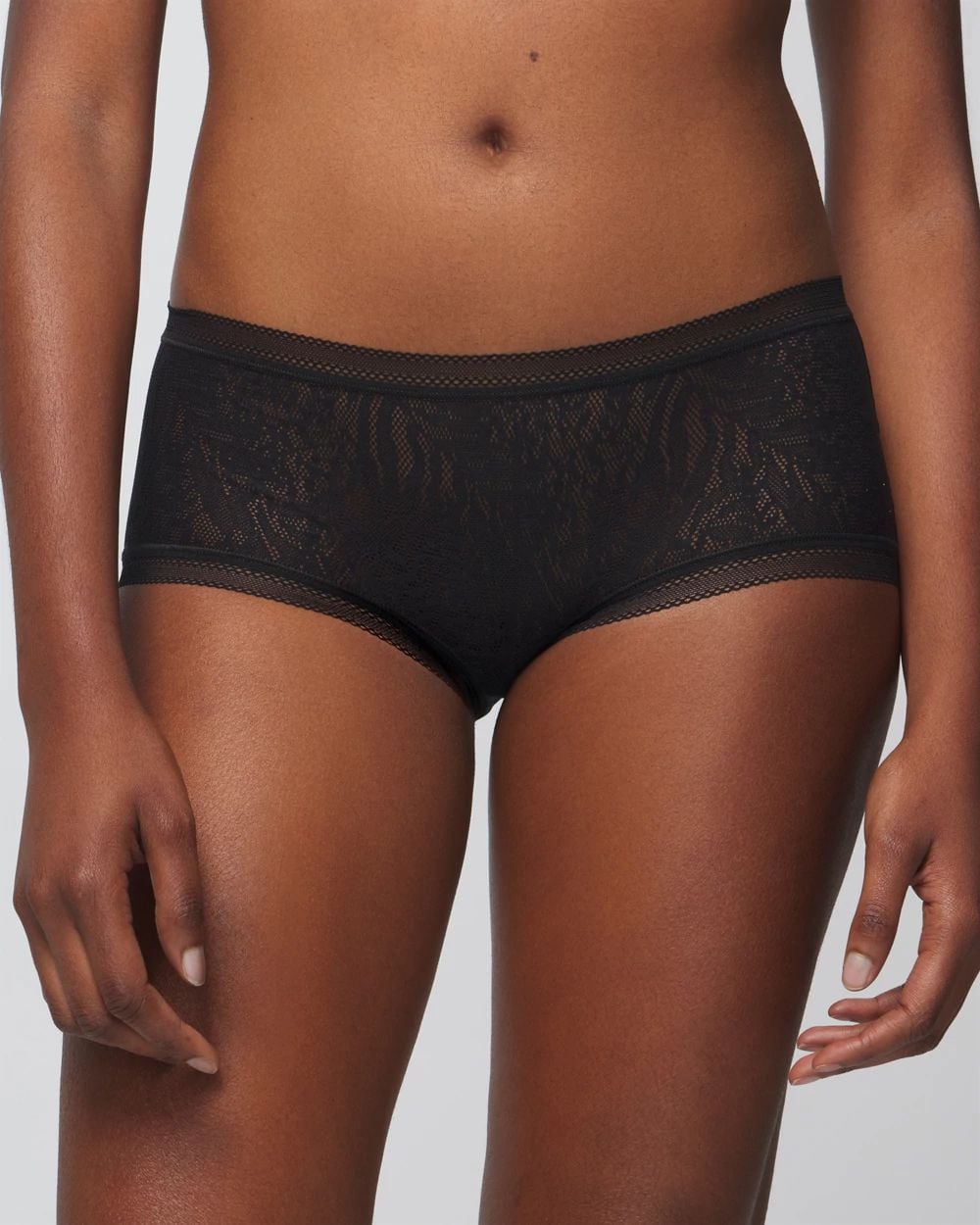Soma Boyshort Panty with Stretch Lace