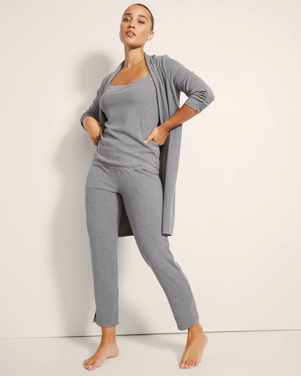 Cool Nights Rib Ankle Pajama Pants