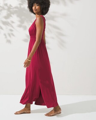 Tie-Back Maxi Bra Dress