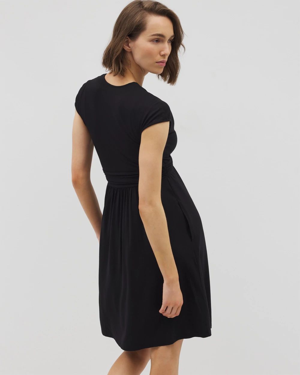 Soft Jersey Twist Short Bra Dress