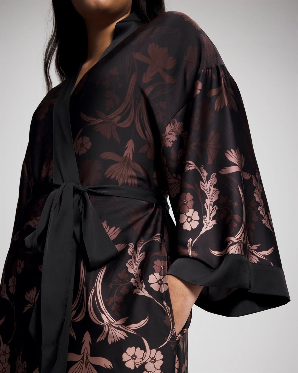Satin Long Robe