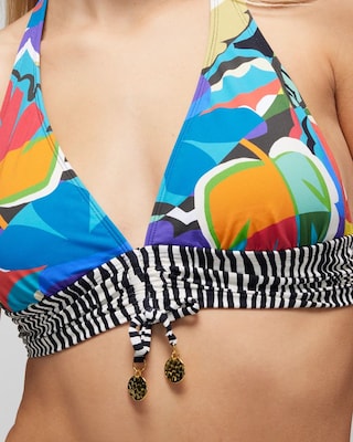 Bleu Rod The Mix Halter Bikini Top