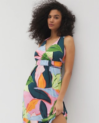 Cross Back Strap Bra Dress