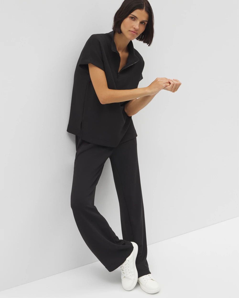 Luxe Modal Quarter Zip Top