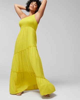 One Shoulder Maxi Bra Dress