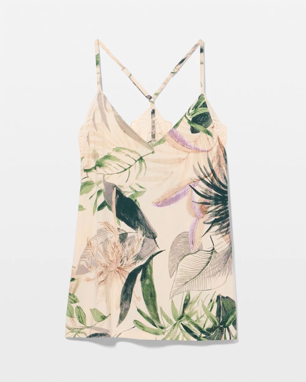 Fresco Lace Soft Support Pajama Cami click to view larger image.