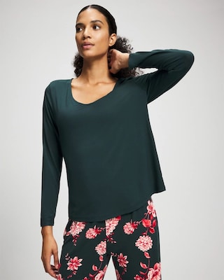 Classic Long Sleeve Pajama Top