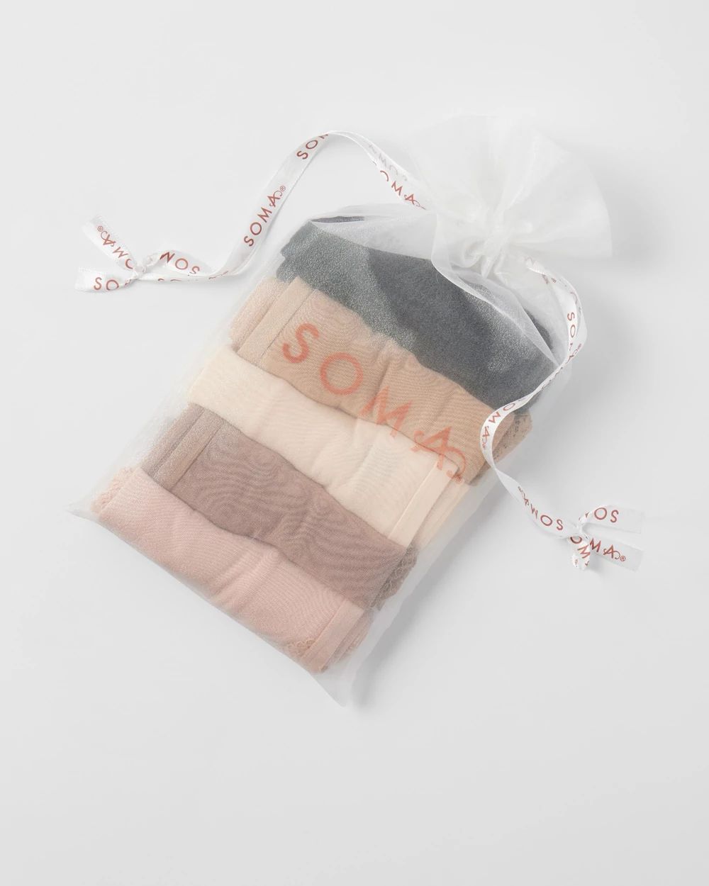 Embraceable High-Leg Panty with Enchanting Lace 5 Pack