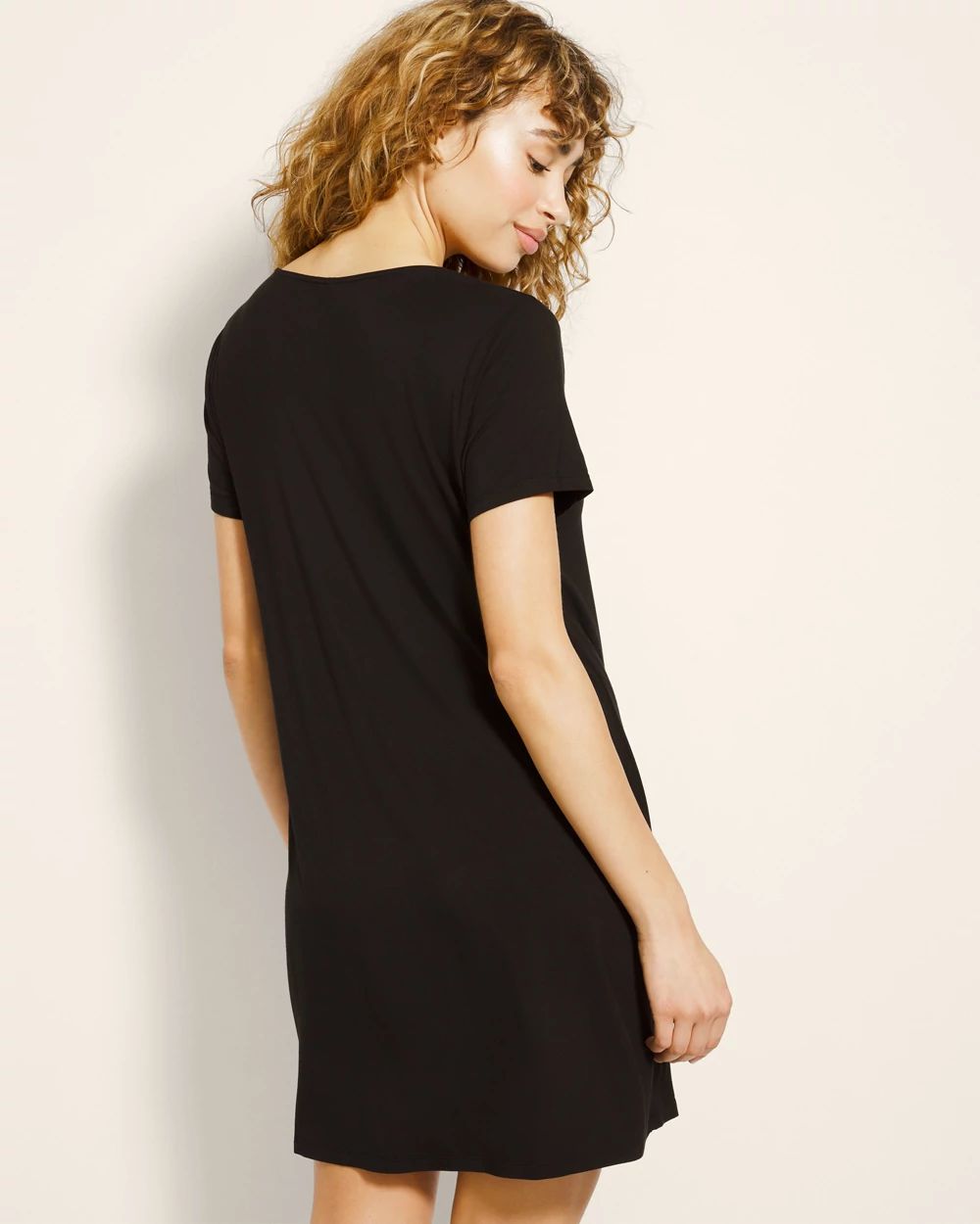 Cool Nights Short Sleeve Scoop Neck Sleepshirt