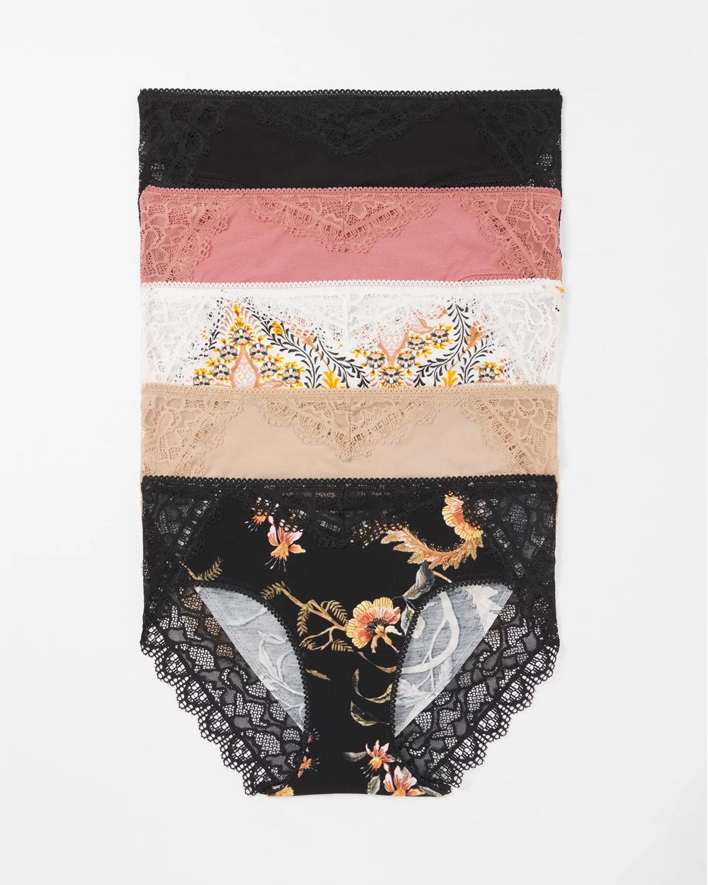 Lace Hipster 5 Pack