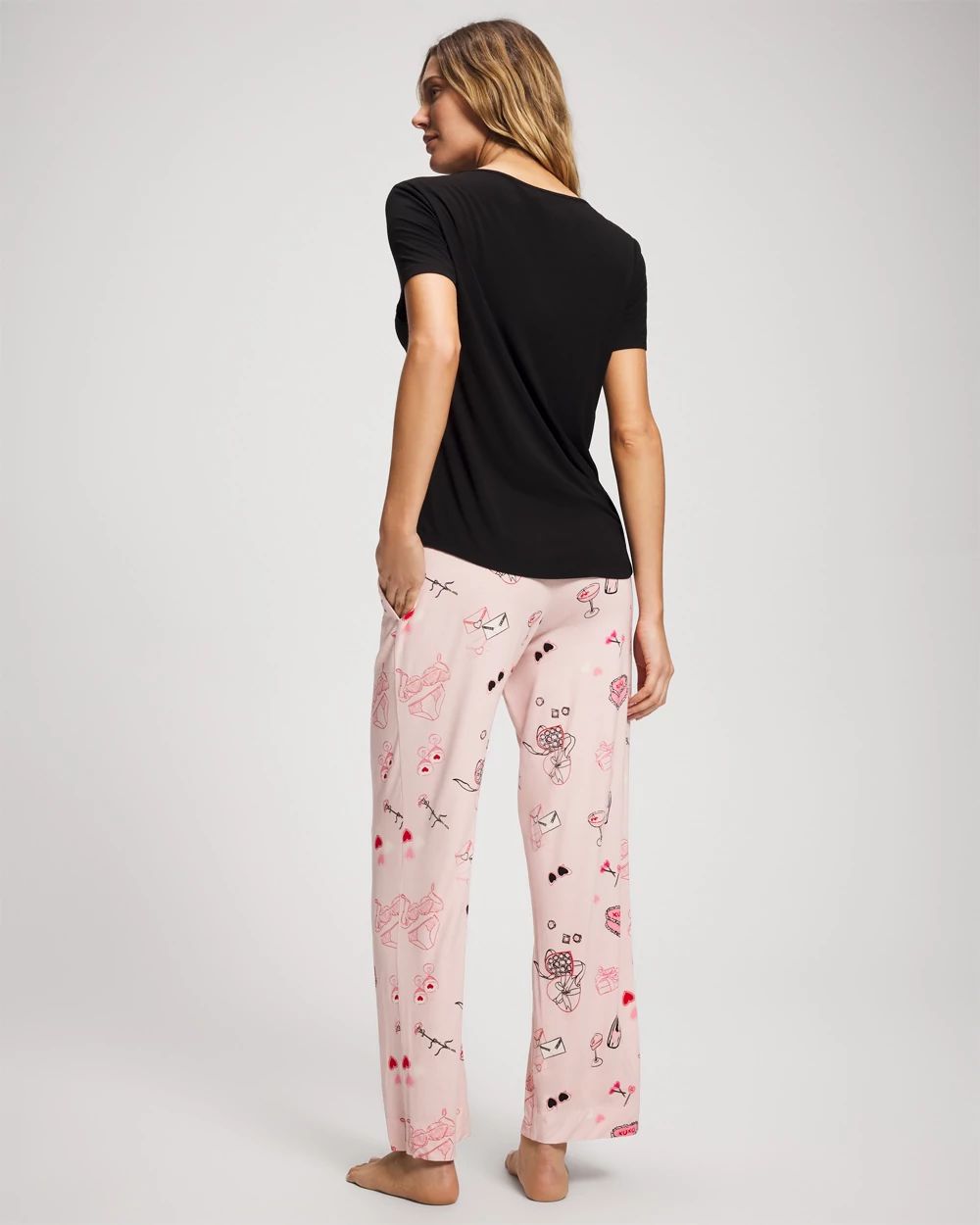 Cool Nights Short Sleeve + Pant Pajama Set