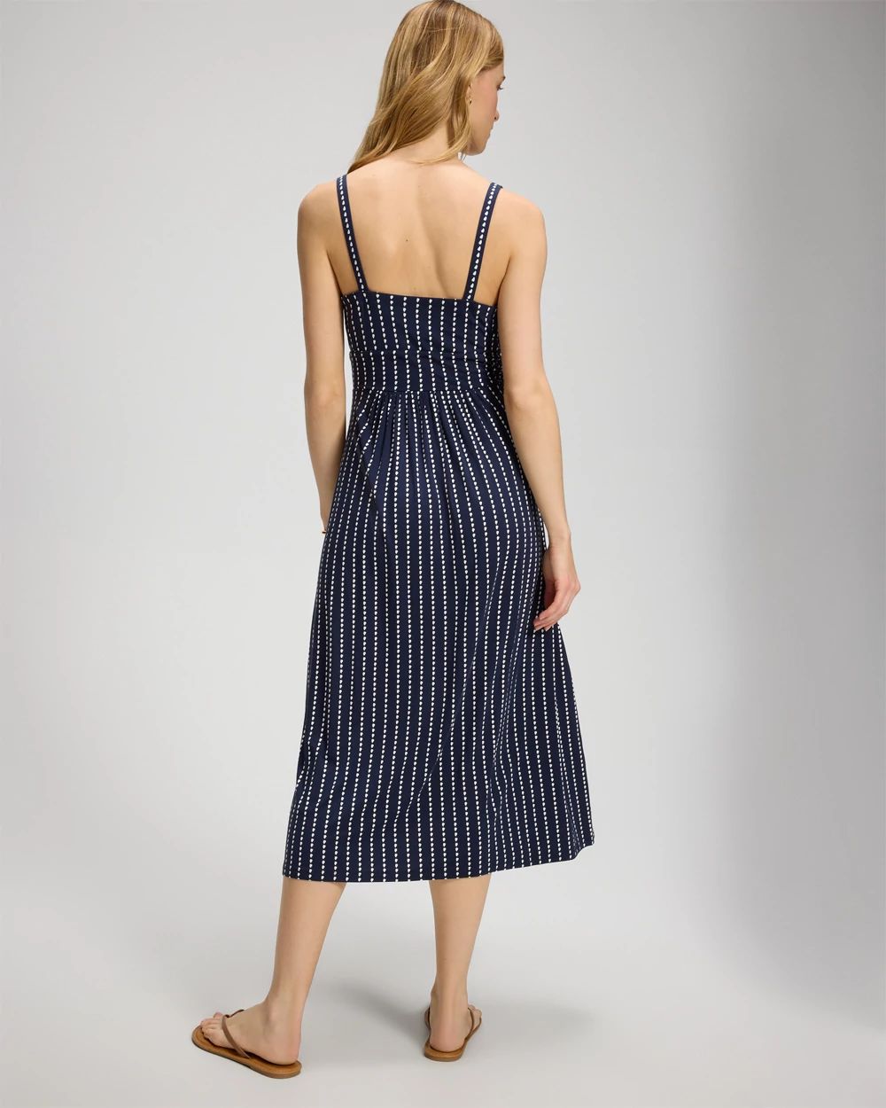Soft Jersey Surplice Midi Bra Dress