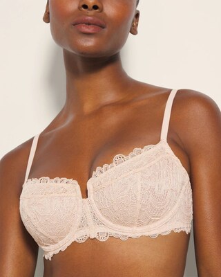 Soma Balconette Unlined Bra with Lace click to view larger image.