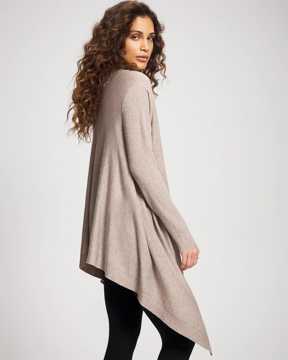 Lightweight Knit Sweater Wrap click to view larger image.