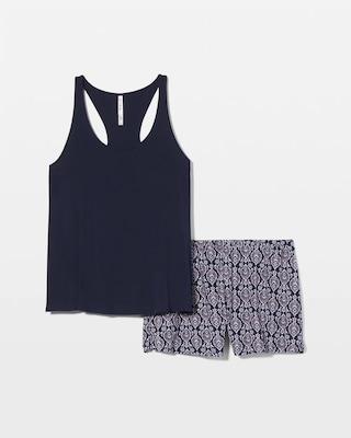 Tank + Shorts Pajama Set click to view larger image.