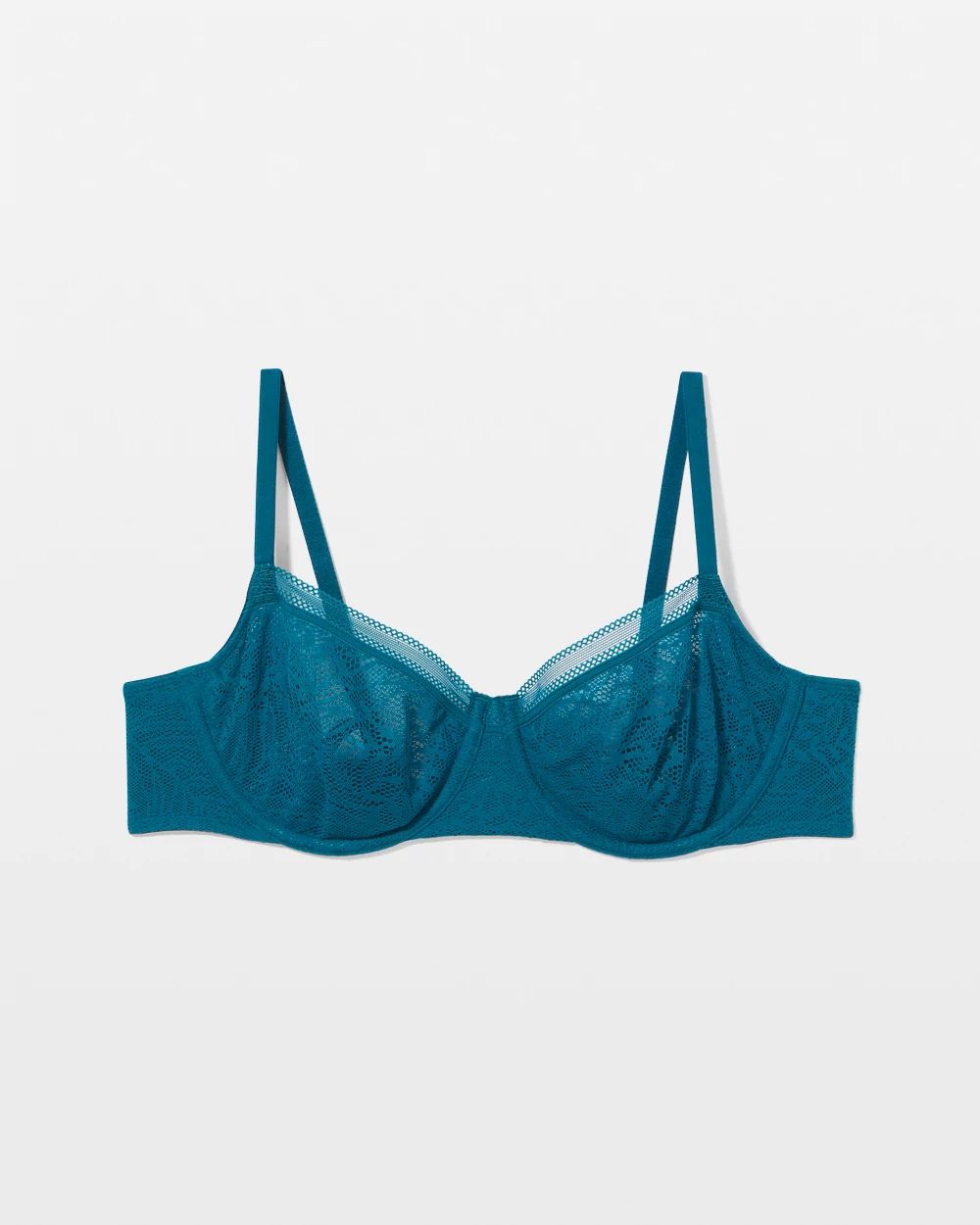 Soma Unlined Balconette Bra with Stretch Lace click to view larger image.