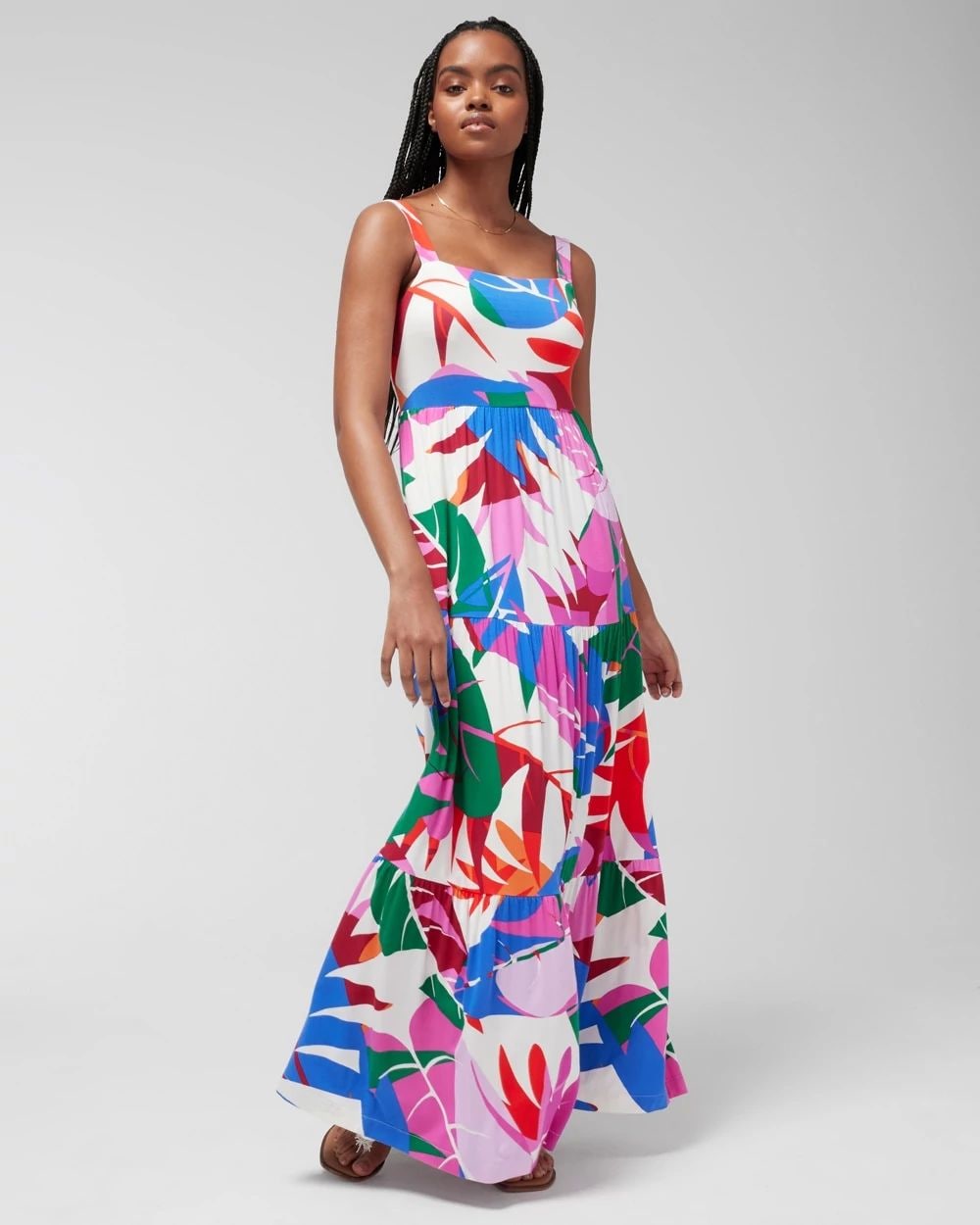 Trapeze Maxi Bra Dress