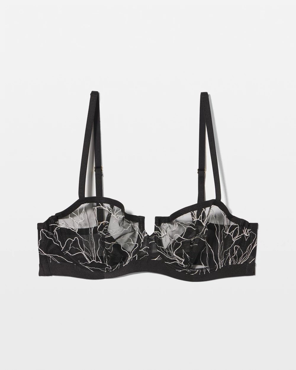 Embroidered Unlined Balconette