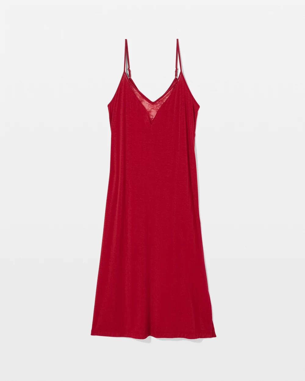 Lace Midi Nightgown click to view larger image.