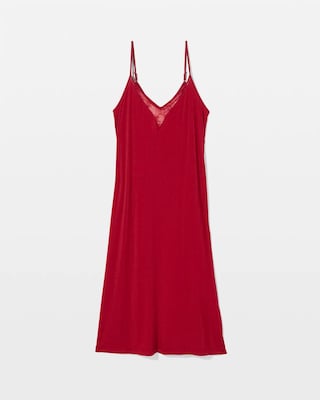 Lace Midi Nightgown click to view larger image.