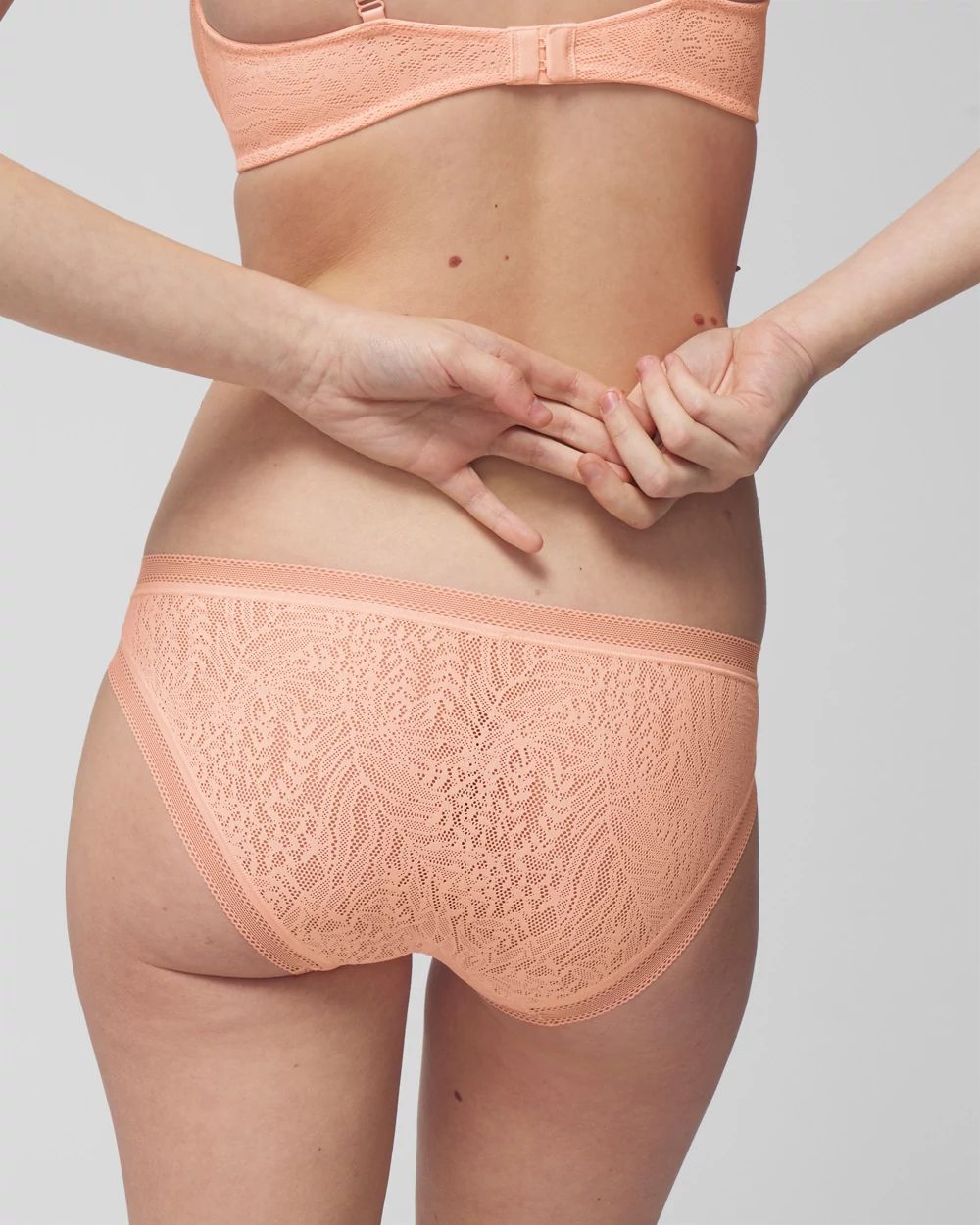 Soma Bikini Panty with Stretch Lace click to view larger image.