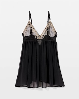 Venice Lace Babydoll Chemise click to view larger image.