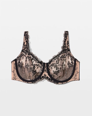 Sensuous Embroidery Balconette Bra click to view larger image.