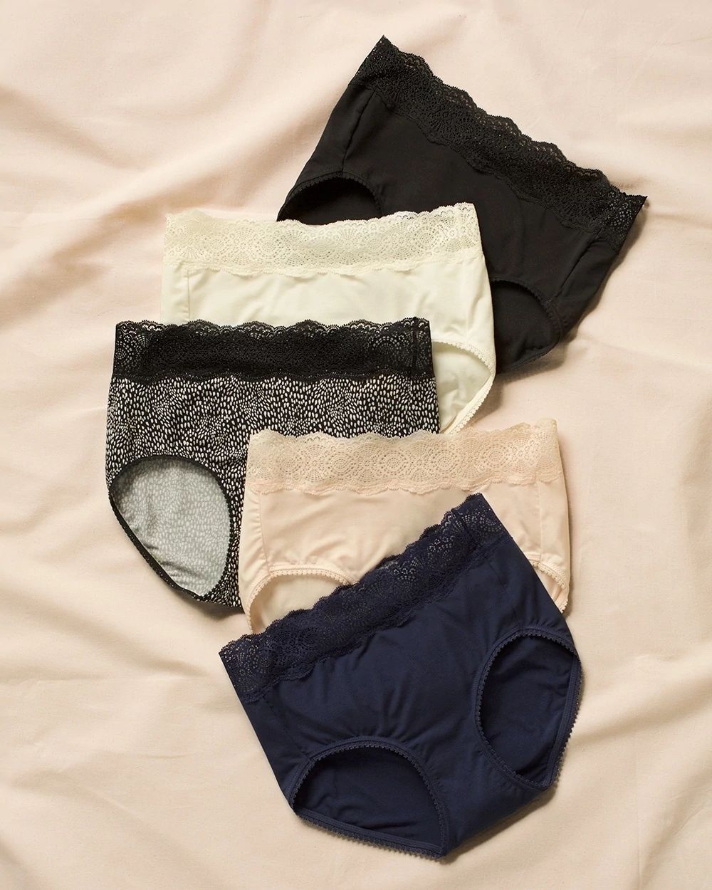 Geo Lace Super Soft Brief 5 Pack