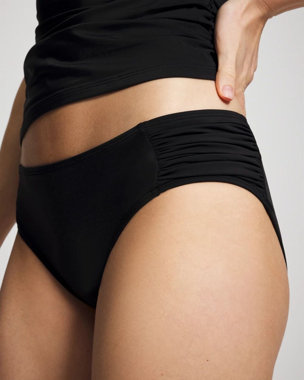 Enbliss Ruched Side Bikini Bottom click to view larger image.