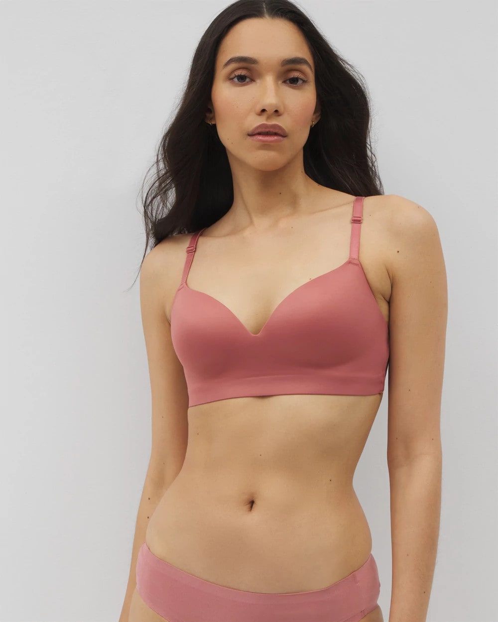 Luxe Wireless Bra with Lace Back