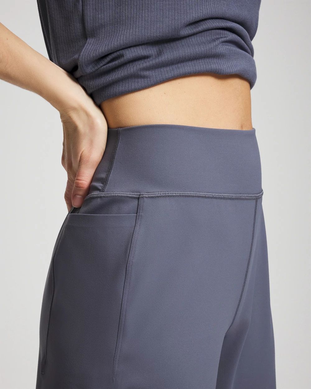 High-Waist Wide-Leg Pants click to view larger image.