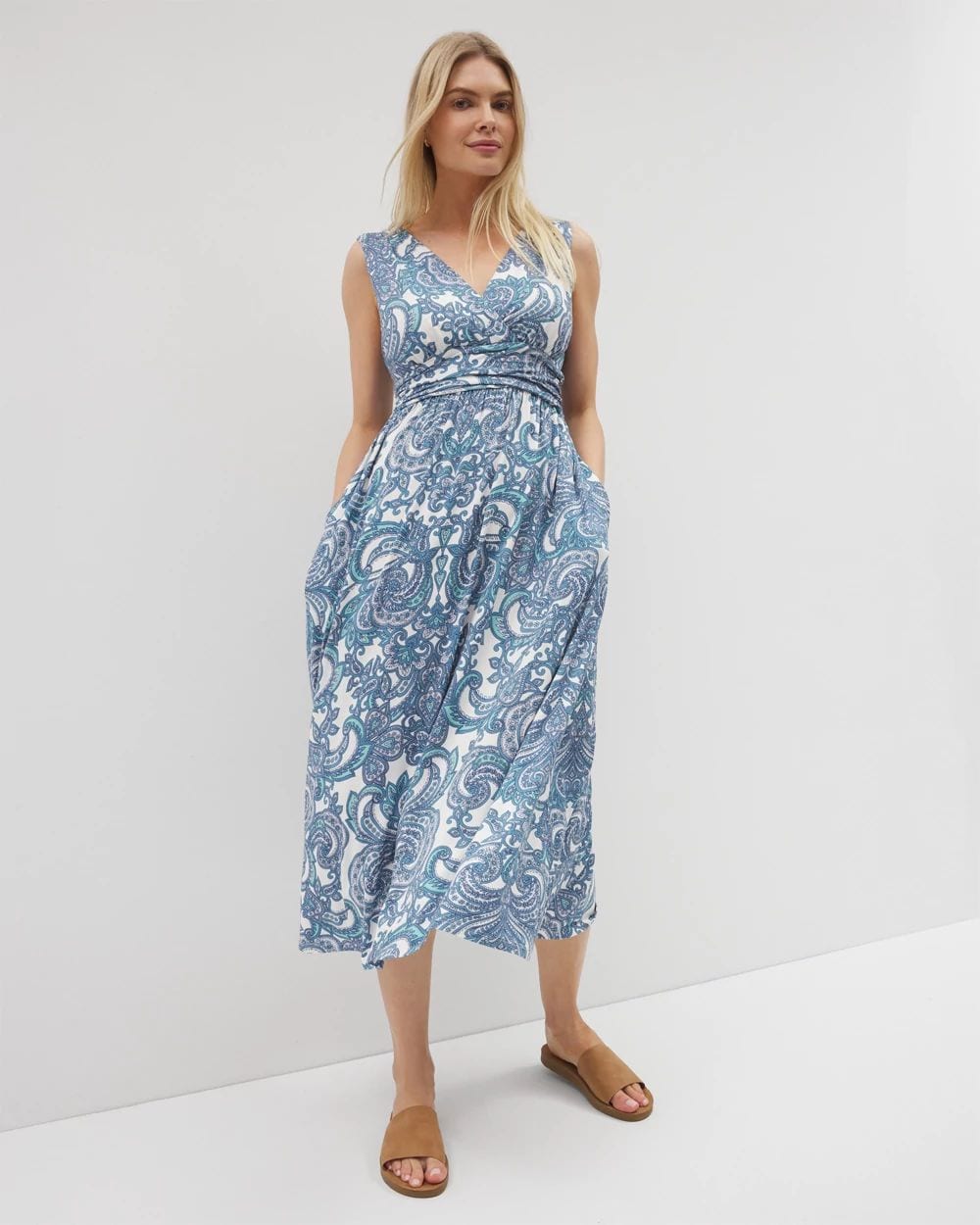 Soft Jersey Goddess Midi Bra Dress