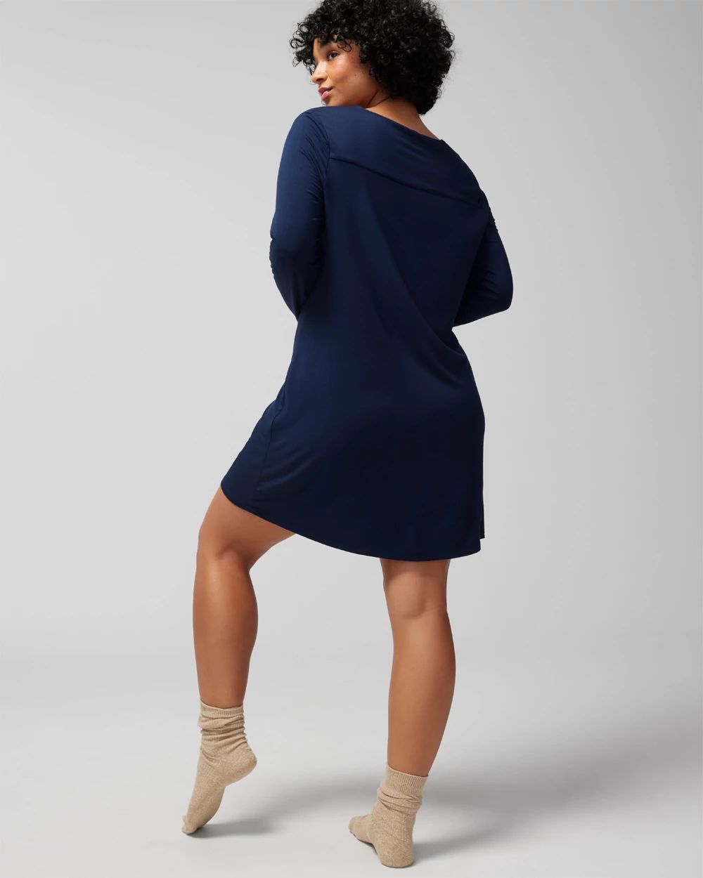 Cool Nights Long-Sleeve Sleepshirt