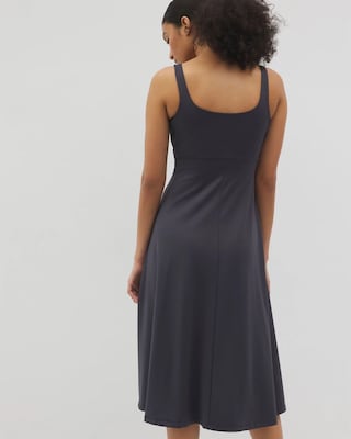 Lounge Square Neck Midi Dress click to view larger image.