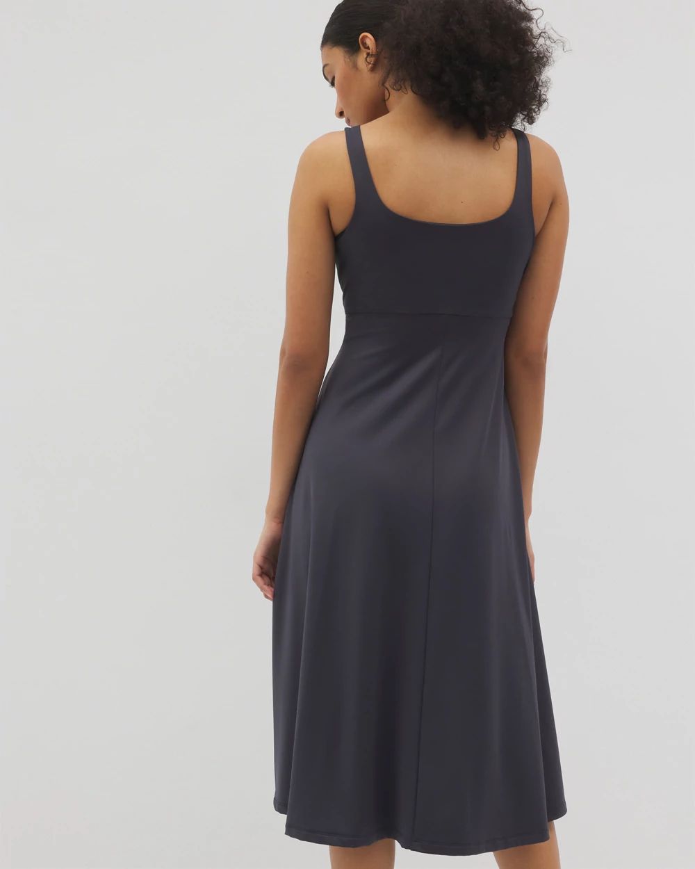 Lounge Square Neck Midi Dress