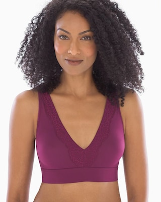 Wireless Unlined Geo Lace Bra