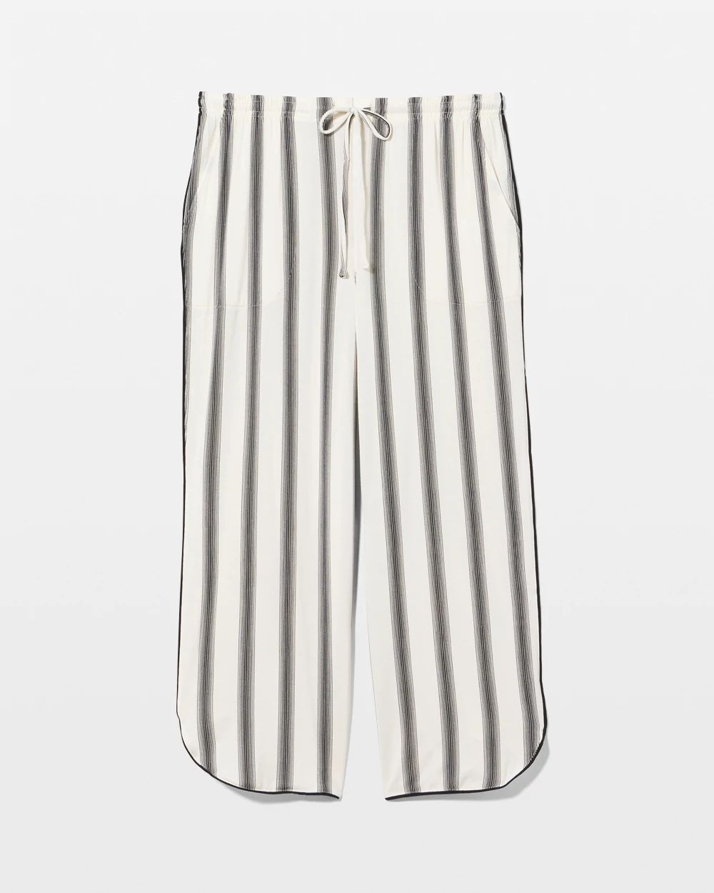 Cool Nights Piped Crop Pajama Pants