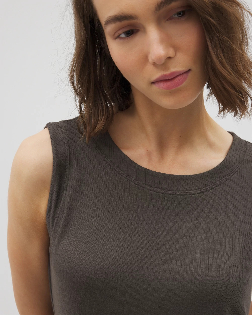 Rib Knit Sleeveless Top