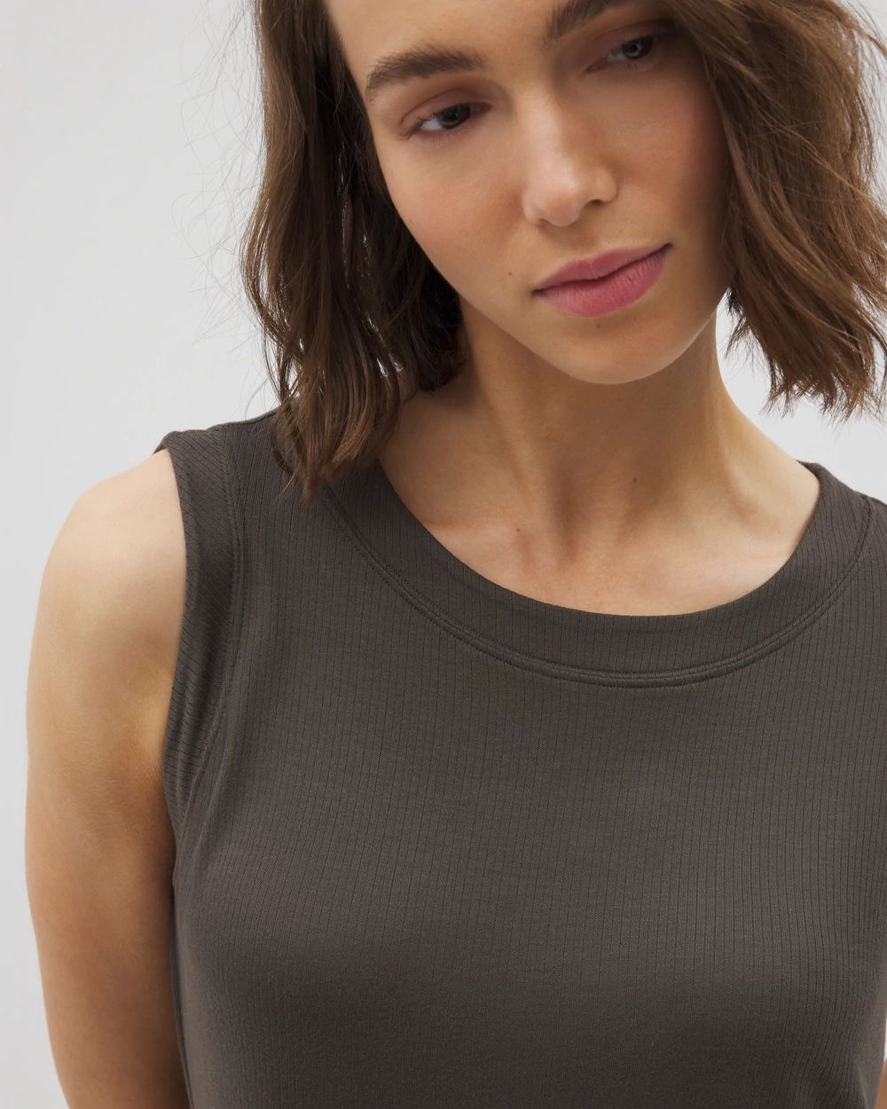 Rib Knit Sleeveless Top