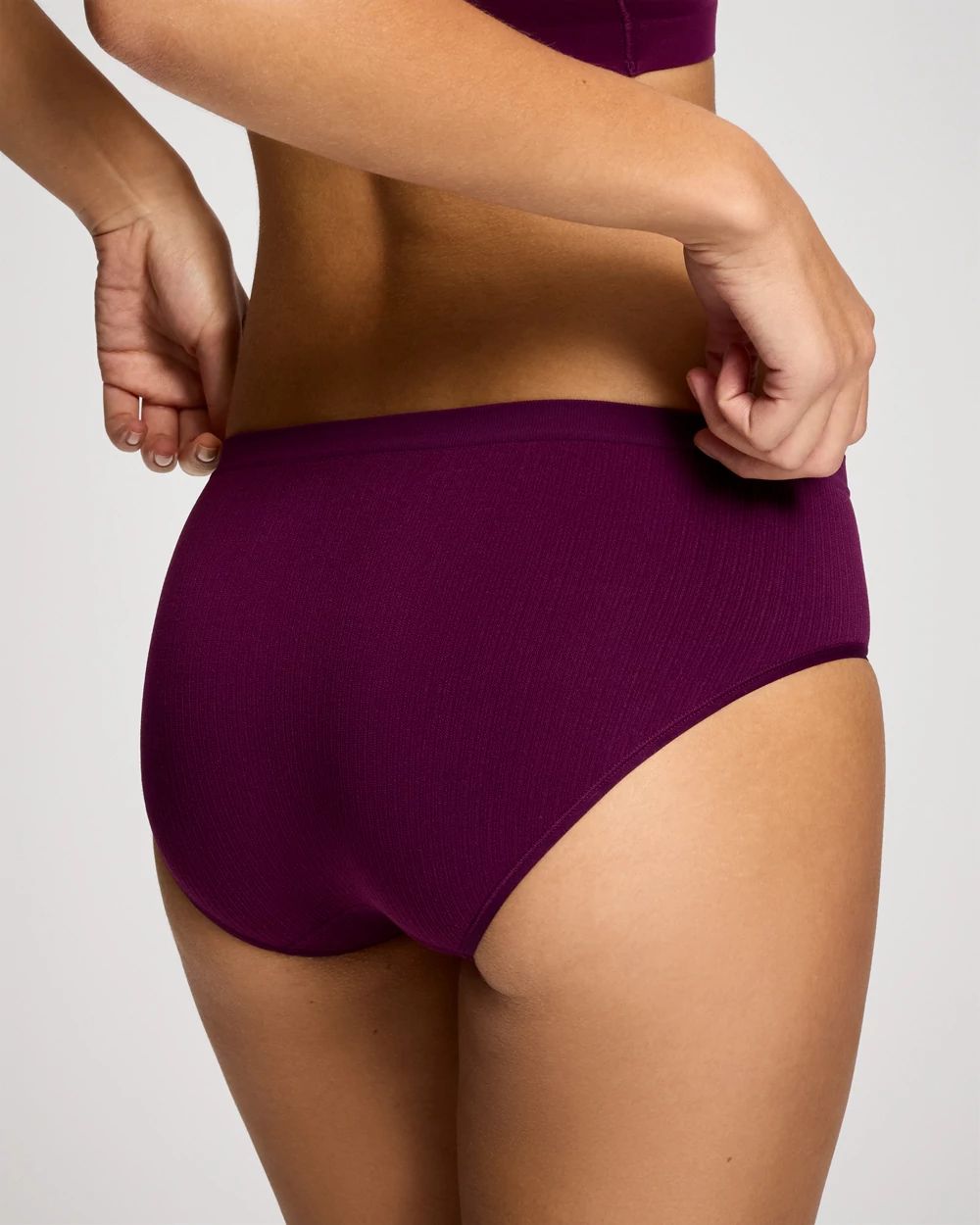 Seamless Rib Hipster Panty click to view larger image.